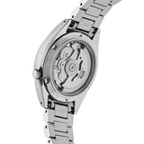 Seiko 5 Sports Automatic Gold Dial Silver Steel Strap Watch for Men - SRPL59K1