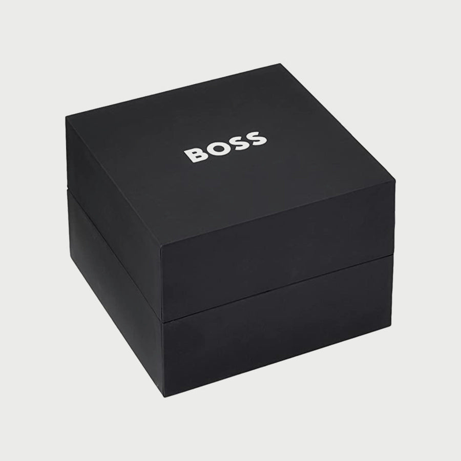 Hugo Boss Cloud Chronograph Olive Green Dial Green Leather Strap Watch for Men - 1514018