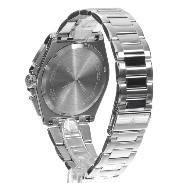 Maserati Velocità Chronograph Silver Dial Silver Steel Strap Watch for Men - R8873652006