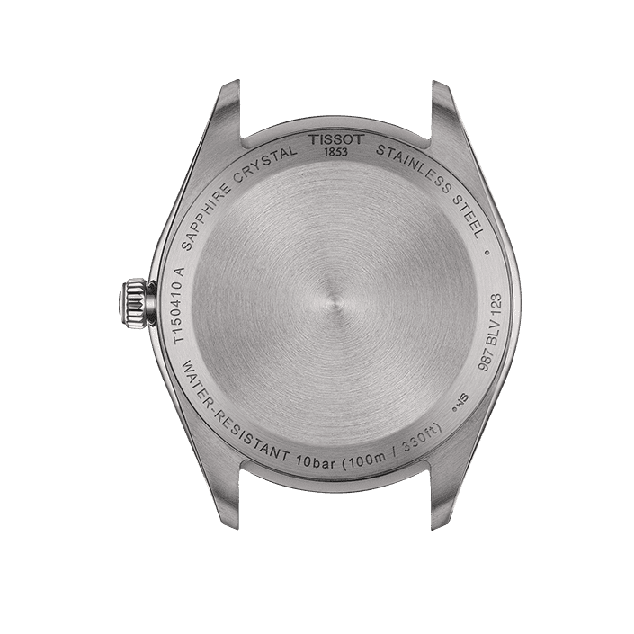 Tissot PR 100 Green Dial Silver Steel Strap Watch for Men - T150.410.11.091.00