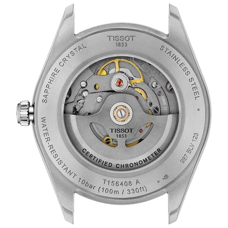 Tissot Ballade Powermatic 80 COSC Silver Dial Silver Steel Strap Watch for Men - T156.408.11.033.00