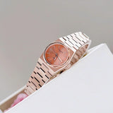 Tissot PRX Diamonds Rose Gold Dial Rose Gold Steel Strap Watch for Women - T137.010.33.506.00