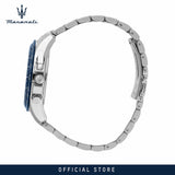 Maserati Traguardo Limited Edition Chronograph Blue Dial Silver Steel Strap Watch for Men - R8873612052