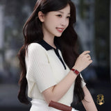 Tissot SRV Red Dial Red Leather Strap Watch for Women - T160.110.16.423.00