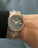 Tissot Ballade Quartz Blue Dial Two Tone Steel Strap Watch for Men - T156.410.22.041.00