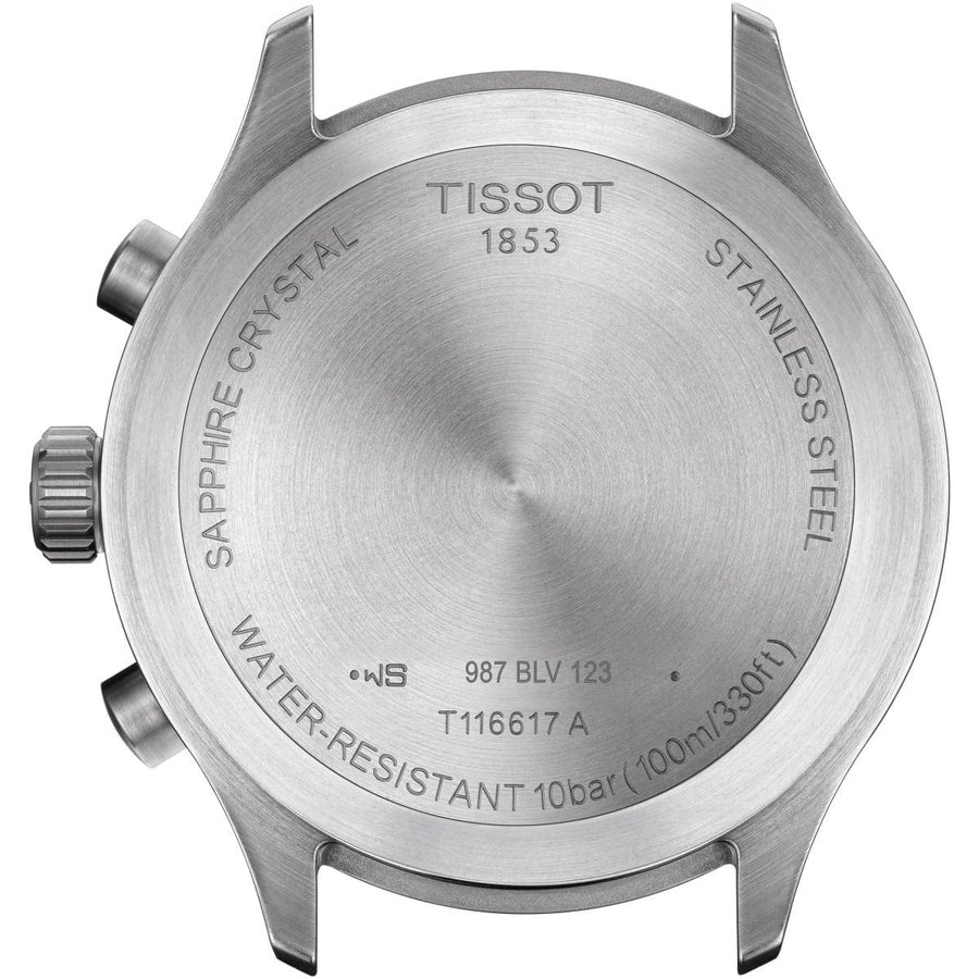 Tissot Chrono XL Classic Green Dial Brown Leather Strap Watch for Men - T116.617.16.092.00