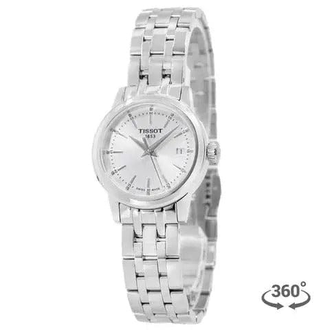 Tissot Bellissima Small Lady Silver Dial Silver Steel Strap Watch for Women - T129.210.11.031.00