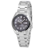 Seiko 5 Sports Automatic Grey Dial Silver Steel Strap Watch for Men - SRPE51K1