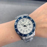 Citizen Mechanical Automatic White Dial Silver Steel Strap Watch for Men - NJ0171-81A