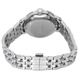 Seiko Presage Cocktail Time Automatic Skydiving Diamonds Blue Dial Silver Steel Strap Watch for Women - SRE007J1