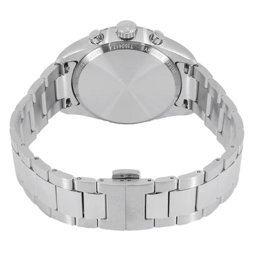 Tissot PR 100 Chronograph Blue Dial Silver Steel Strap Watch for Men - T150.417.11.041.00