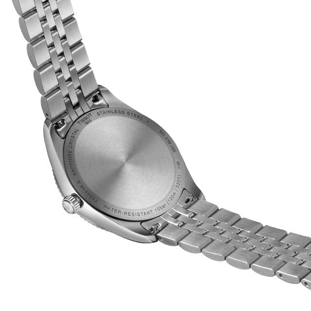 Tissot Ballade Quartz Blue Dial Silver Steel Strap Watch for Men - T156.410.11.041.00