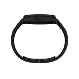 Tissot PRC 100 Solar Quartz Black Dial Black Steel Strap Watch for Men - T151.422.33.051.00