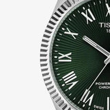 Tissot Ballade Powermatic 80 COSC Green Dial Silver Steel Strap Watch for Men - T156.408.11.093.00
