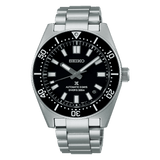 Seiko Prospex 1965 Heritage Divers Automatic Black Dial Silver Steel Strap Watch for Men - SPB453J1