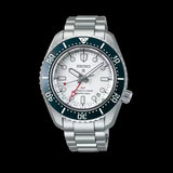 Seiko Prospex 1968 Heritage Diver's GMT 60th Anniversary White Dial Silver Steel Strap Watch for Men - SPB519J1