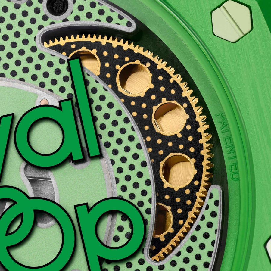 Swatch x AP Royal Pop Green Dial Lanyard Watch for Men - Green Eight