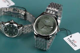 Tissot Le Locle Powermatic 80 Automatic Green Dial Silver Steel Strap Watch for Men - T006.407.11.093.00