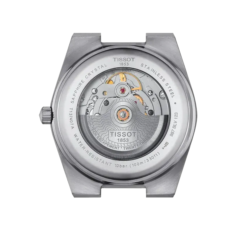 Tissot PRX Powermatic 80 18K Gold Brown Dial Silver Steel Strap Watch for Men - T931.407.41.291.00