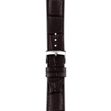 Tissot PR 100 Quartz Silver Dial Black Leather Strap Watch for Men - T150.410.16.031.00