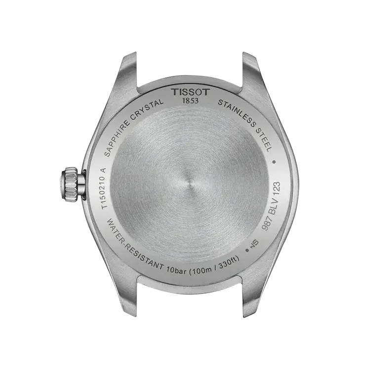 Tissot PR 100 Quartz Green Dial Silver Steel Strap Watch for Women - T150.210.11.091.00