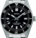 Seiko Prospex 1965 Heritage Divers Automatic Black Dial Silver Steel Strap Watch for Men - SPB453J1