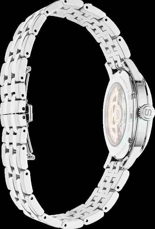 Seiko Presage Cocktail Time Automatic Ice Blue Dial Silver Steel Strap Watch for Men - SRPE19J1