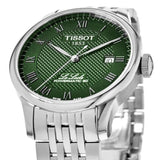 Tissot Le Locle Powermatic 80 Automatic Green Dial Silver Steel Strap Watch for Men - T006.407.11.093.00