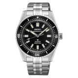Seiko Prospex 1965 Heritage Divers Automatic Black Dial Silver Steel Strap Watch for Men - SPB453J1