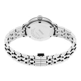 Seiko Presage Cocktail Time Automatic Skydiving Diamonds Blue Dial Silver Steel Strap Watch for Women - SRE007J1