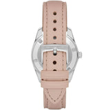 Emporio Armani Tazio Mother of Pearl Dial Pink Leather Strap Watch for Women - AR6133