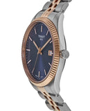 Tissot Ballade Quartz Blue Dial Two Tone Steel Strap Watch for Men - T156.410.22.041.00