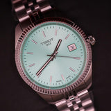 Tissot Ballade Quartz Green Dial Silver Steel Strap Watch for Women - T156.210.11.091.00