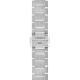 Tissot PRX Quartz Diamonds Black Dial Silver Steel Strap Watch for Women - T137.010.11.056.00