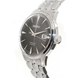 Seiko Presage Cocktail Time Automatic Black Dial Silver Steel Strap Watch for Men - SRPE17J1