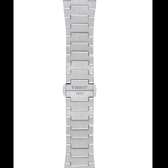 Tissot PRX Quartz Red Dial Silver Steel Strap Watch for Women - T137.210.11.421.00