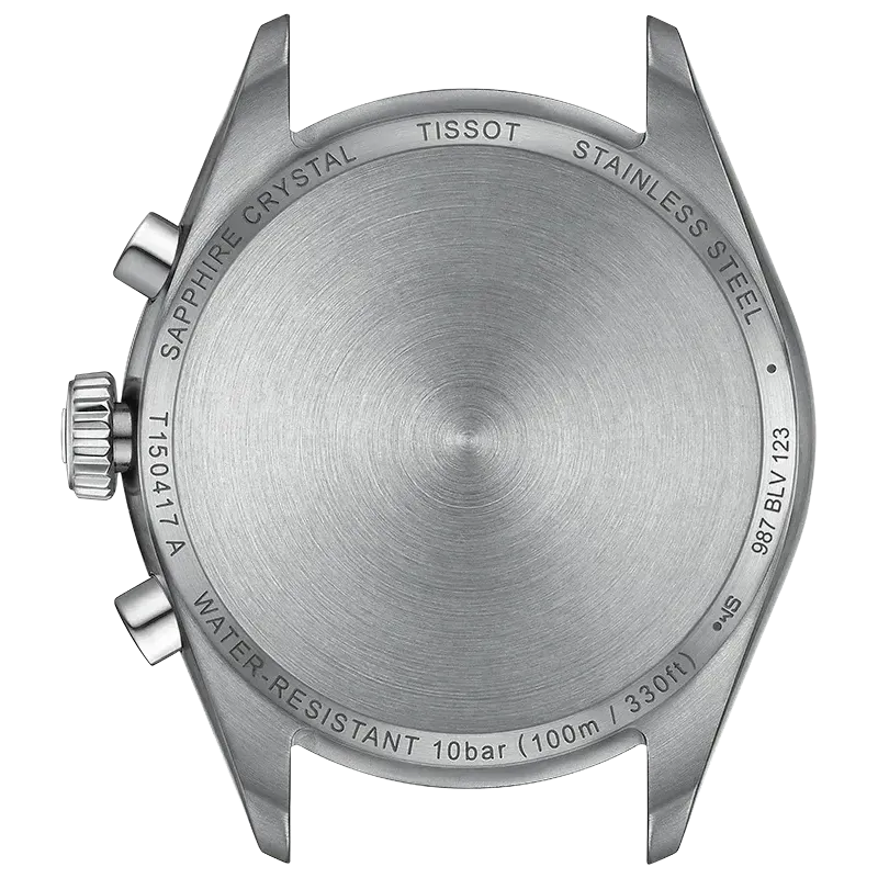 Tissot PR 100 Chronograph Green Dial Silver Steel Strap Watch for Men - T150.417.11.091.00