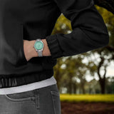 Tissot Ballade Quartz Green Dial Silver Steel Strap Watch for Women - T156.210.11.091.00