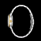 Seiko Presage Cocktail Time Automatic Diamonds White Dial Two Tone Steel Strap Watch for Women - SRE010J1