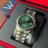 Tissot Ballade Powermatic 80 COSC Green Dial Silver Steel Strap Watch for Men - T156.408.11.093.00