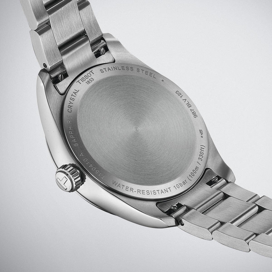 Tissot PR 100 Quartz Silver Dial Silver Steel Strap Watch for Women - T150.210.11.031.00