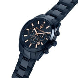 Maserati Attrazione Chronograph Blue Dial Blue Steel Strap Watch for Men - R8873626003