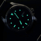 Seiko 5 Sports Automatic Black Dial Black Nylon Strap Watch for Men - SRPE67K1