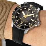 Tissot Seastar 2000 Professional Powermatic 80 Black Dial Black Rubber Strap Watch for Men - T120.607.17.441.01