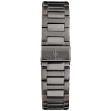 Maserati Velocità Chronograph Blue Dial Black Steel Strap Watch for Men - R8873652004