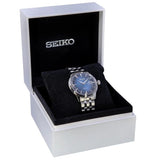 Seiko Presage Cocktail Time Automatic Blue Dial Silver Steel Strap Watch for Men - SRPB41J1