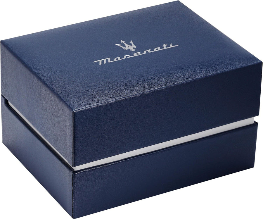 Maserati SFIDA Chronograph Silver Dial Two Tone Steel Strap Watch for Men - R8873640024