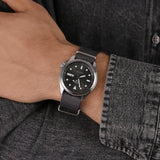 Seiko 5 Sports Automatic Grey Dial Grey Nylon Strap Watch for Men - SRPE61K1