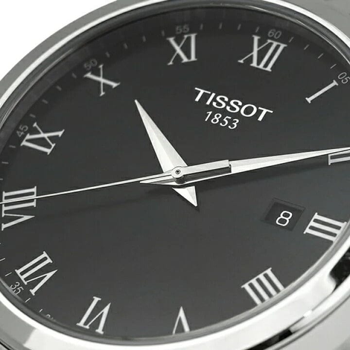 Tissot T Classic Dream Quartz Black Dial Black Leather Strap Watch for Men - T129.410.16.053.00
