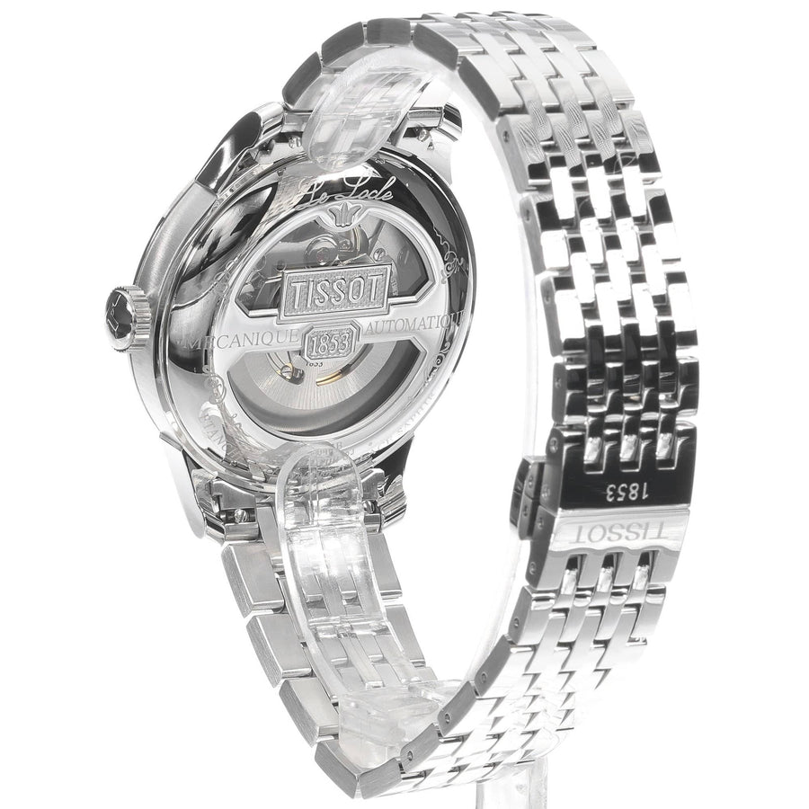 Tissot Le Locle Powermatic 80 Automatic Green Dial Silver Steel Strap Watch for Men - T006.407.11.093.00